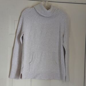 LOFT Cowl Neck Beige Sweater